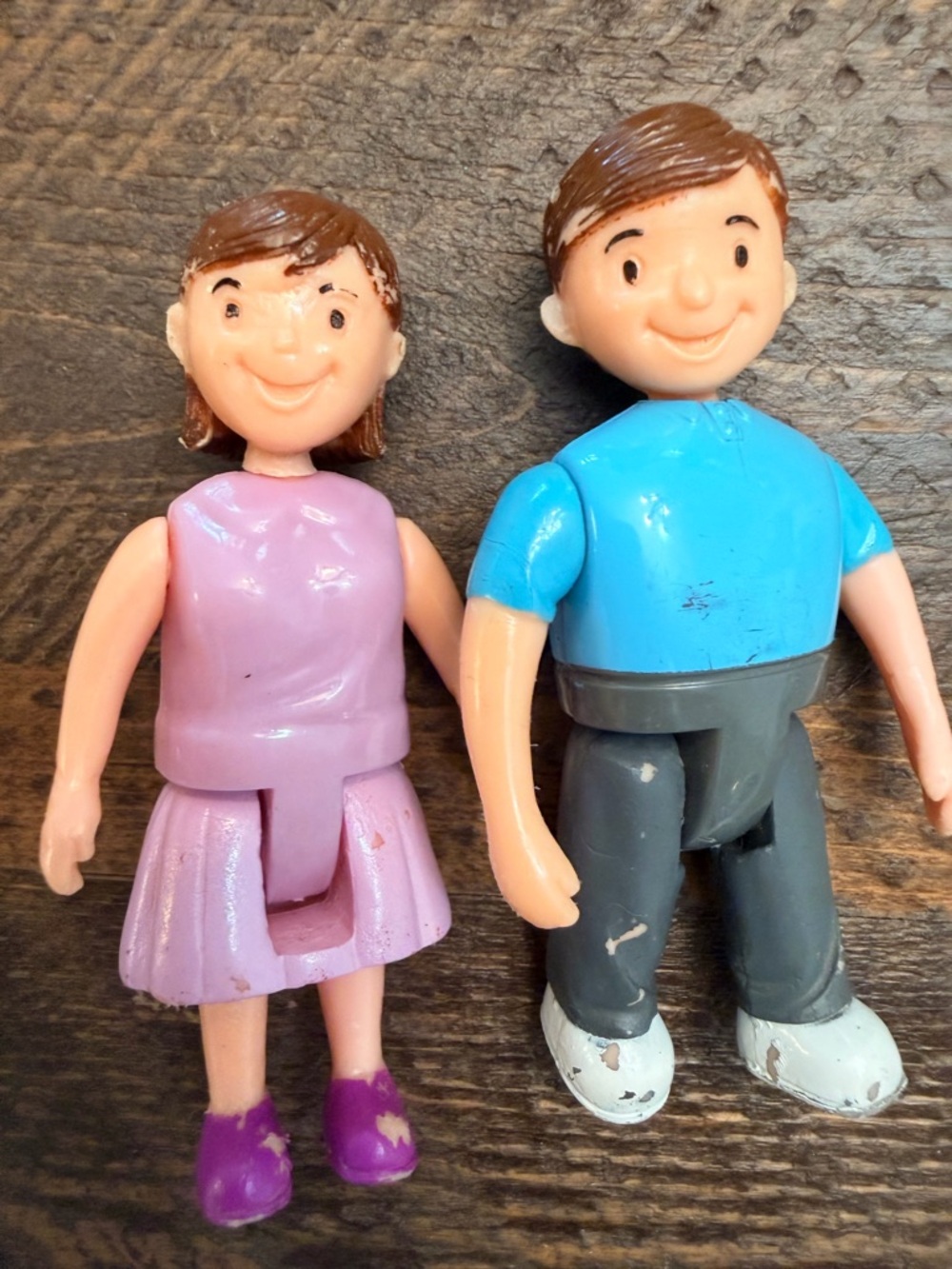 Vintage Fisher Price Loving Family People Dolls Boy & Girl replacement 1990’s